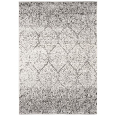 Safavieh 12 x 15 in. Madison Power Loomed Rectangle Area Rug Grey & Ivory MAD604F-1215